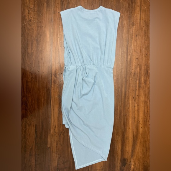 Strut & Bolt Shoulder Pad Wrap Dress Blue Size S / M Casual Comfortable Summer - Picture 6 of 16